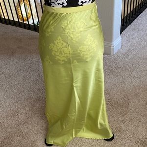 Sheer maxi skirt